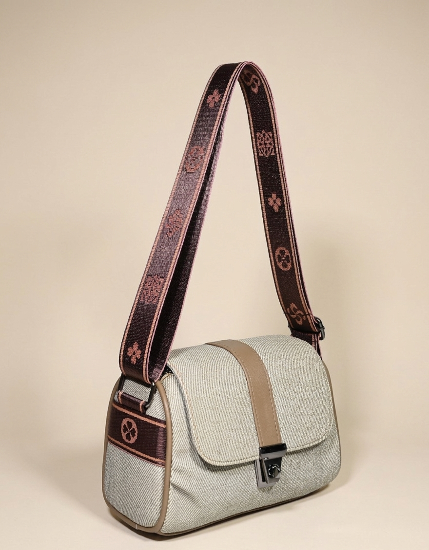 Classy jute women sling bag