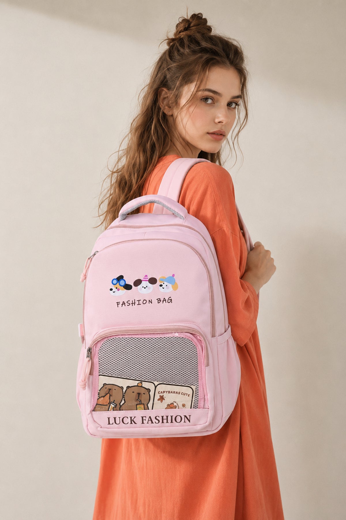 Korean Backpack for School/College/Travel