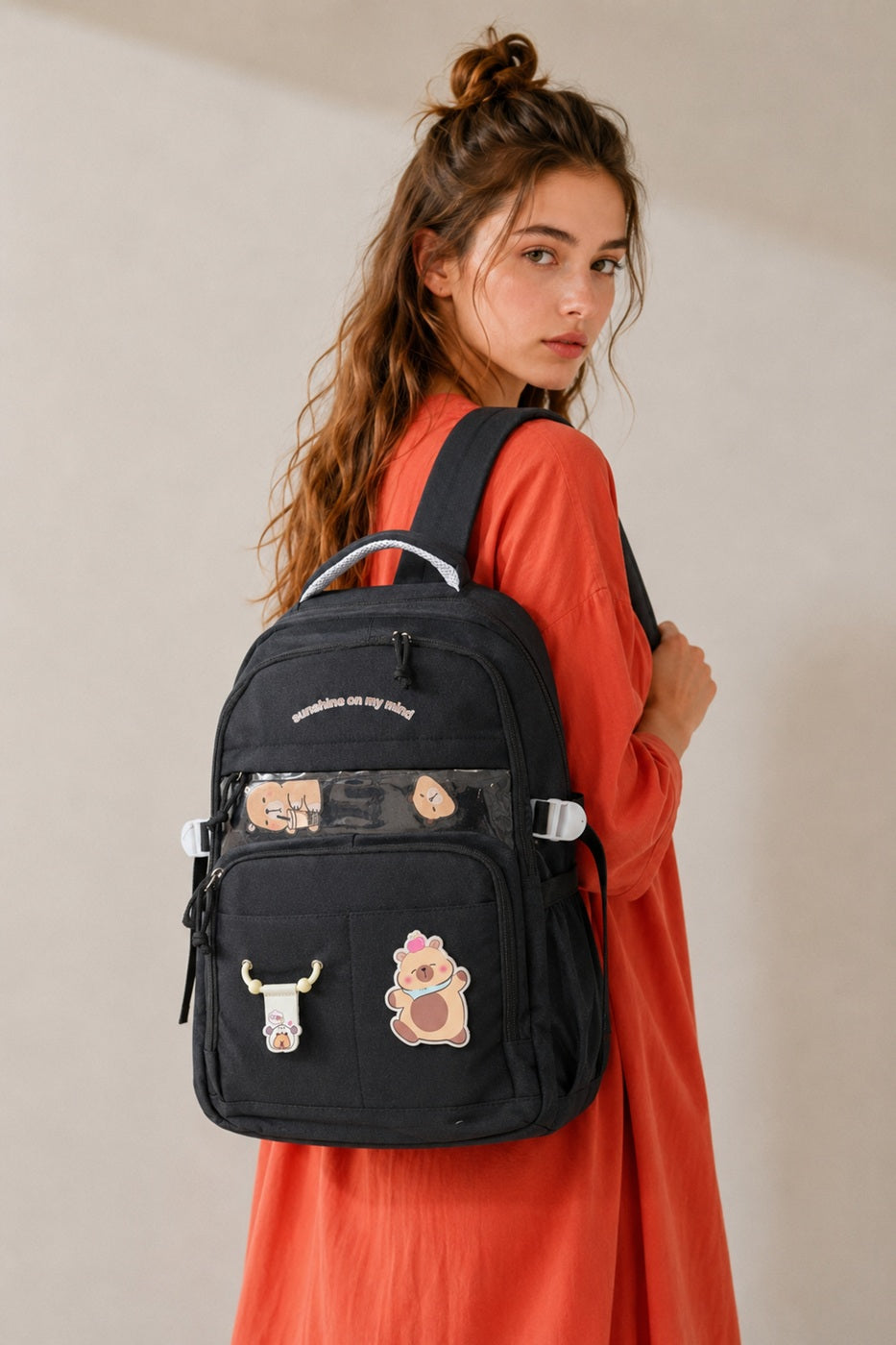 Trendy Korean Backpack for School/College/Travel