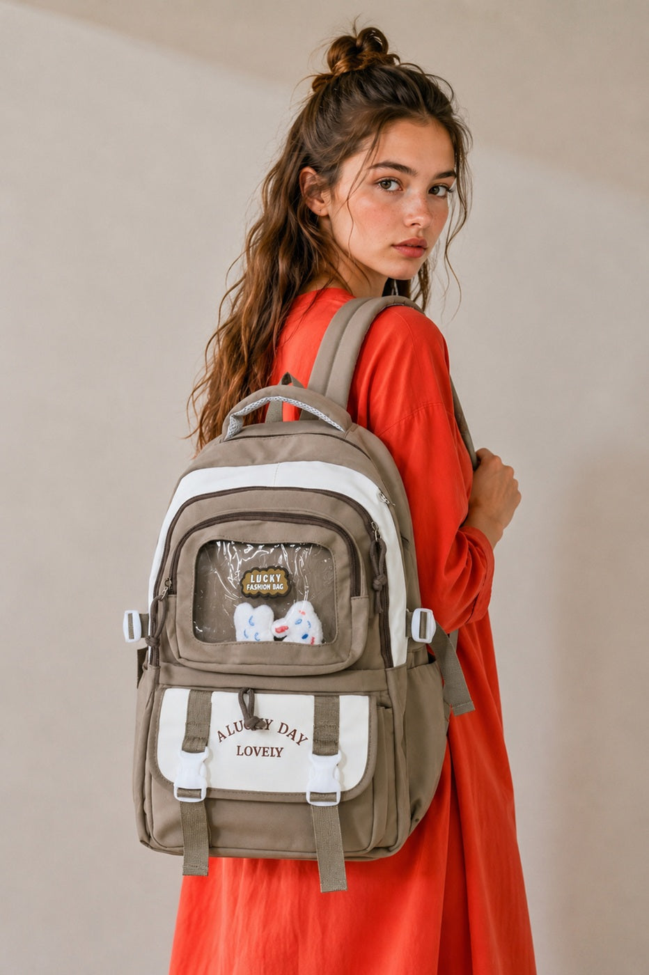 Stylish Trendy Korean Backpack for School/College/Travel