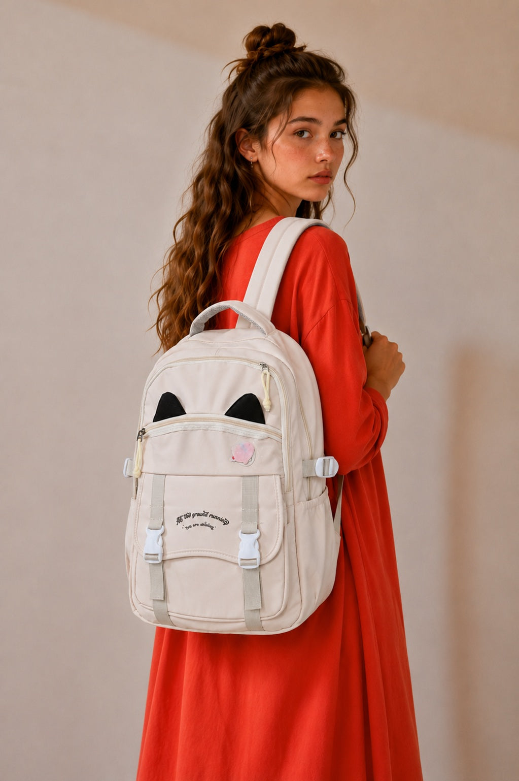 Unisex ear Design Korean Backpack