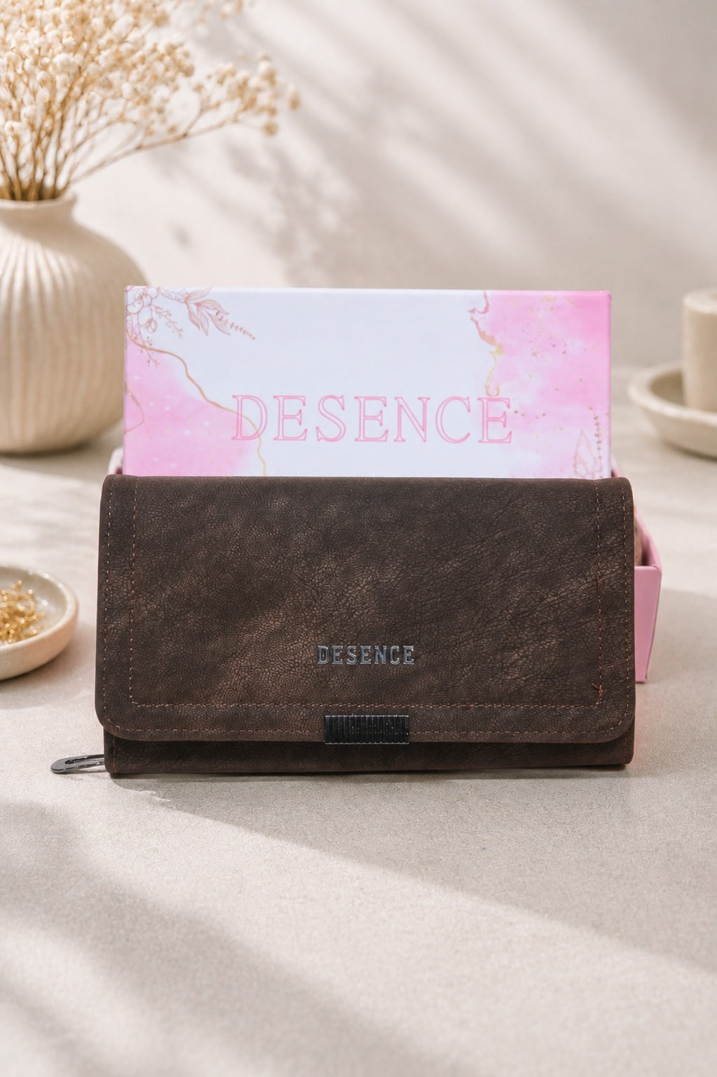 Premium Textured Flap Wallet
