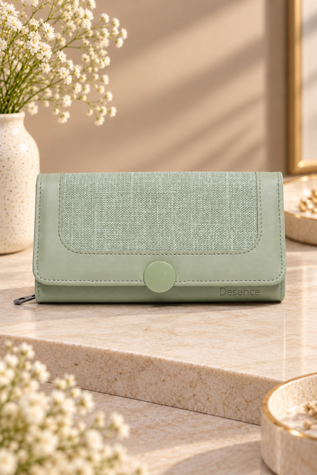 Desence Signature Button Wallet