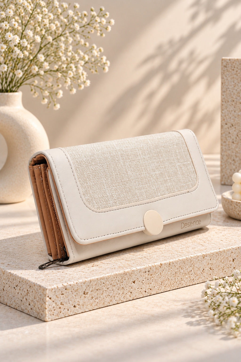 Desence Signature Button Wallet