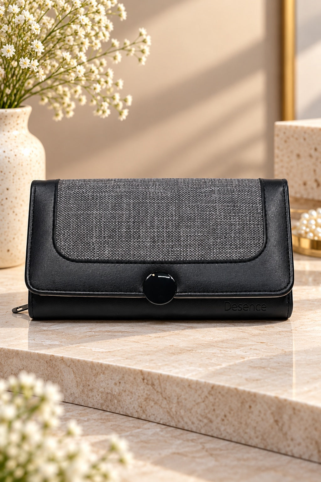 Desence Signature Button Wallet
