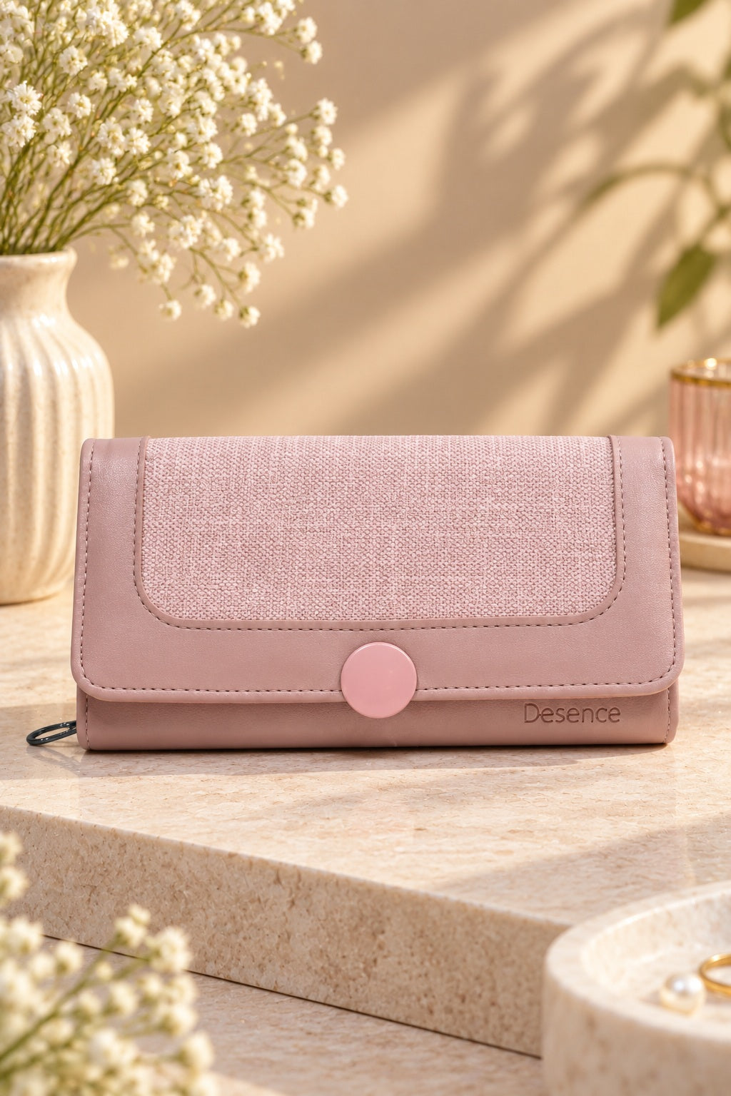 Desence Signature Button Wallet