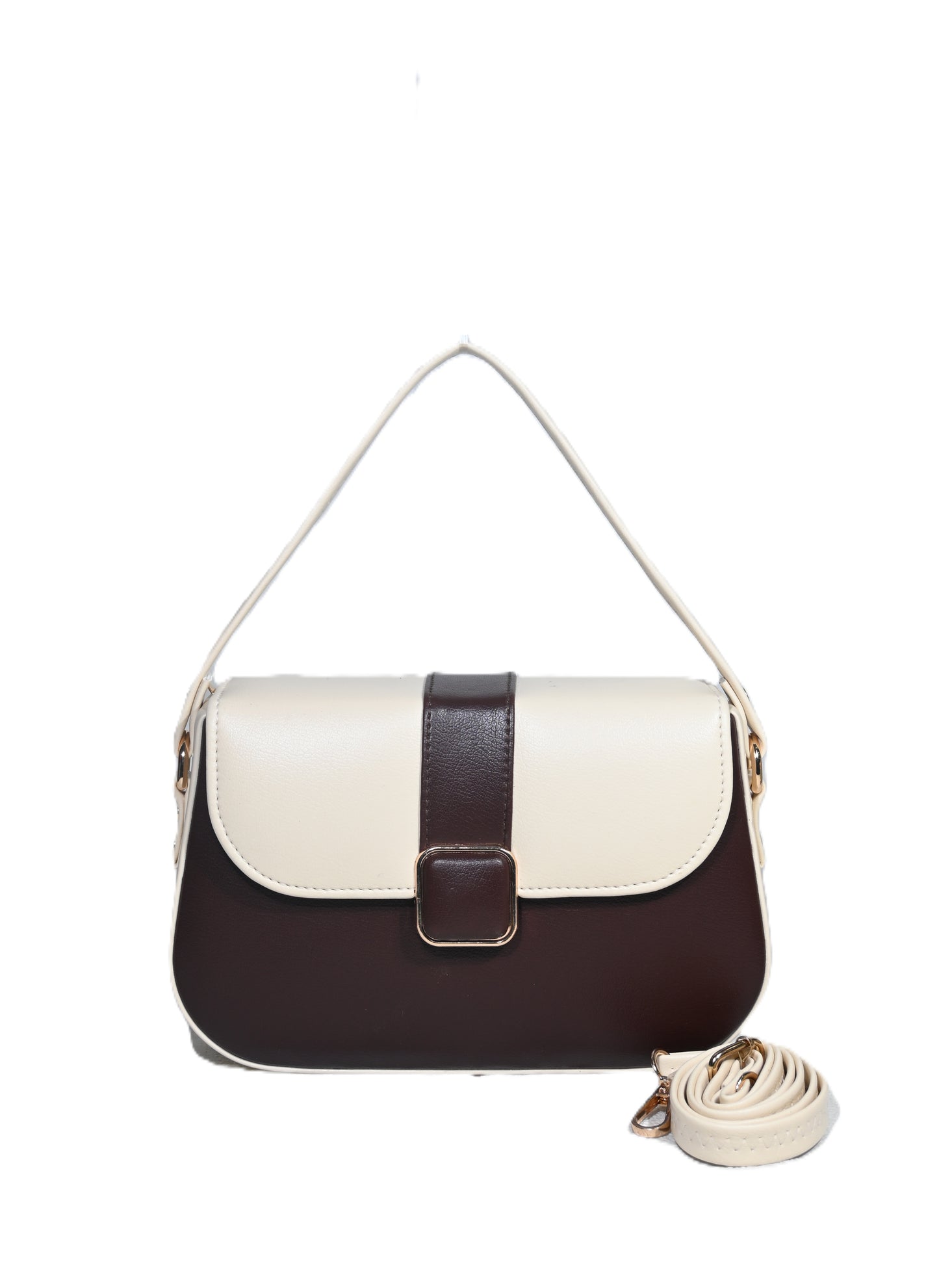 Color blocked stylish sling bag for women