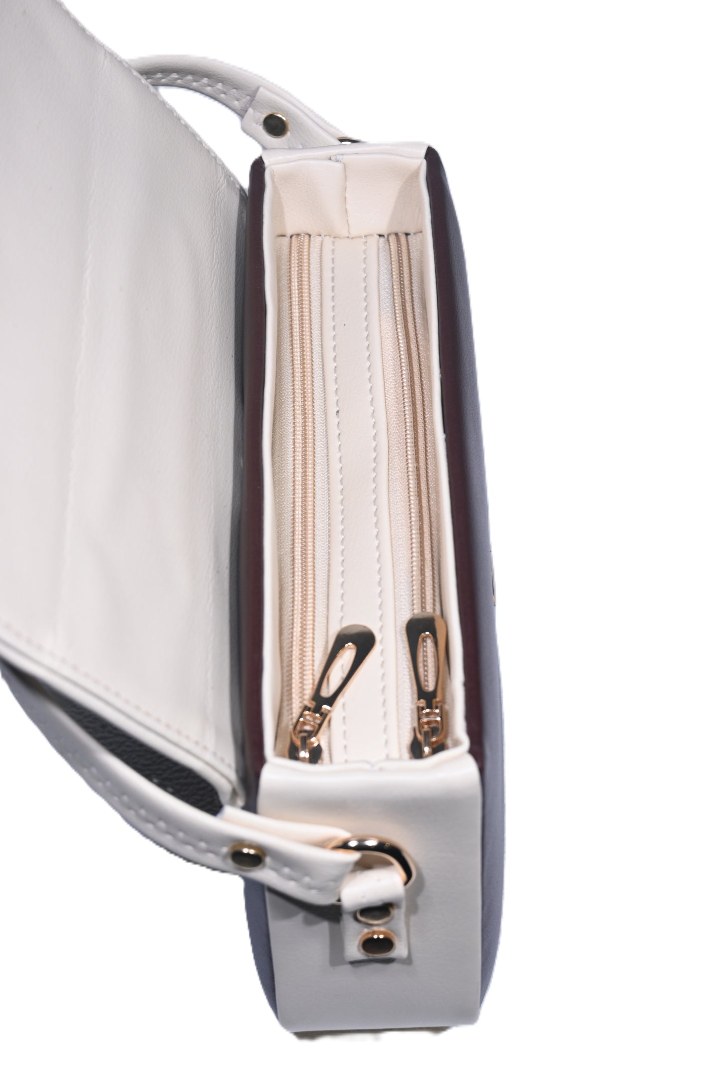 Color blocked stylish sling bag for women