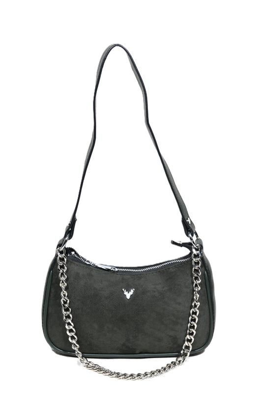 Chic Elegance Velvet Chain Shoulder Bag.
