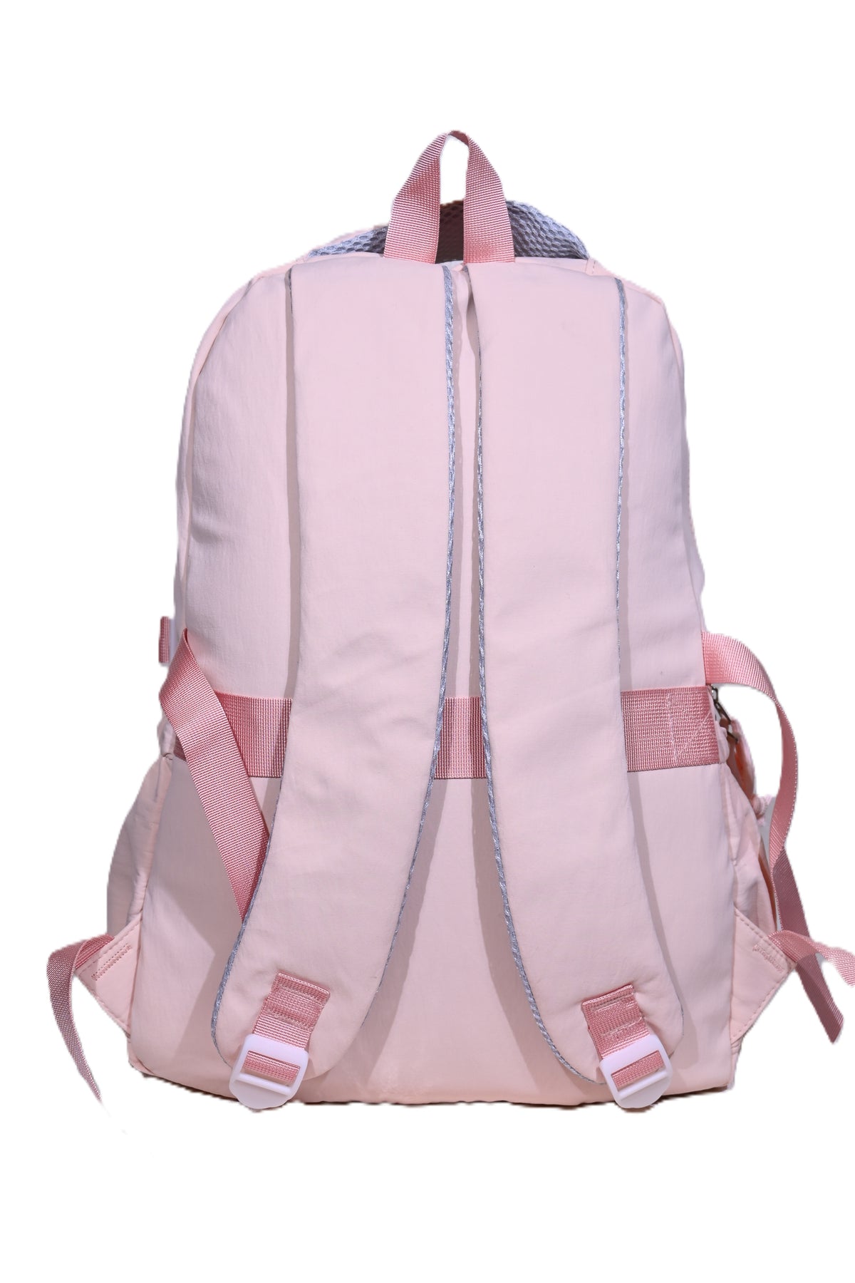 Graceful Bow Accent Multi-Pocket Backpack.
