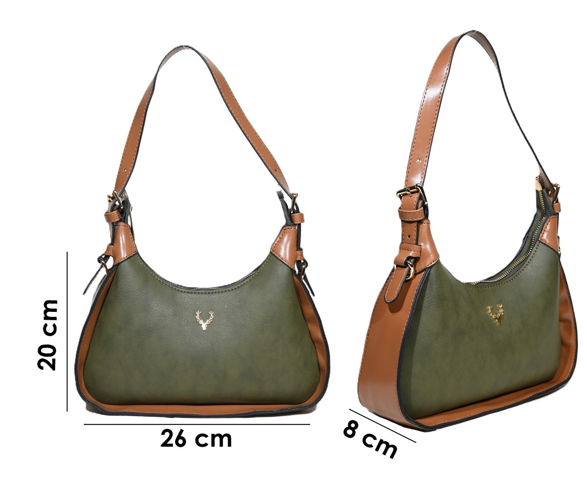 Elegant Curve Shoulder Bag