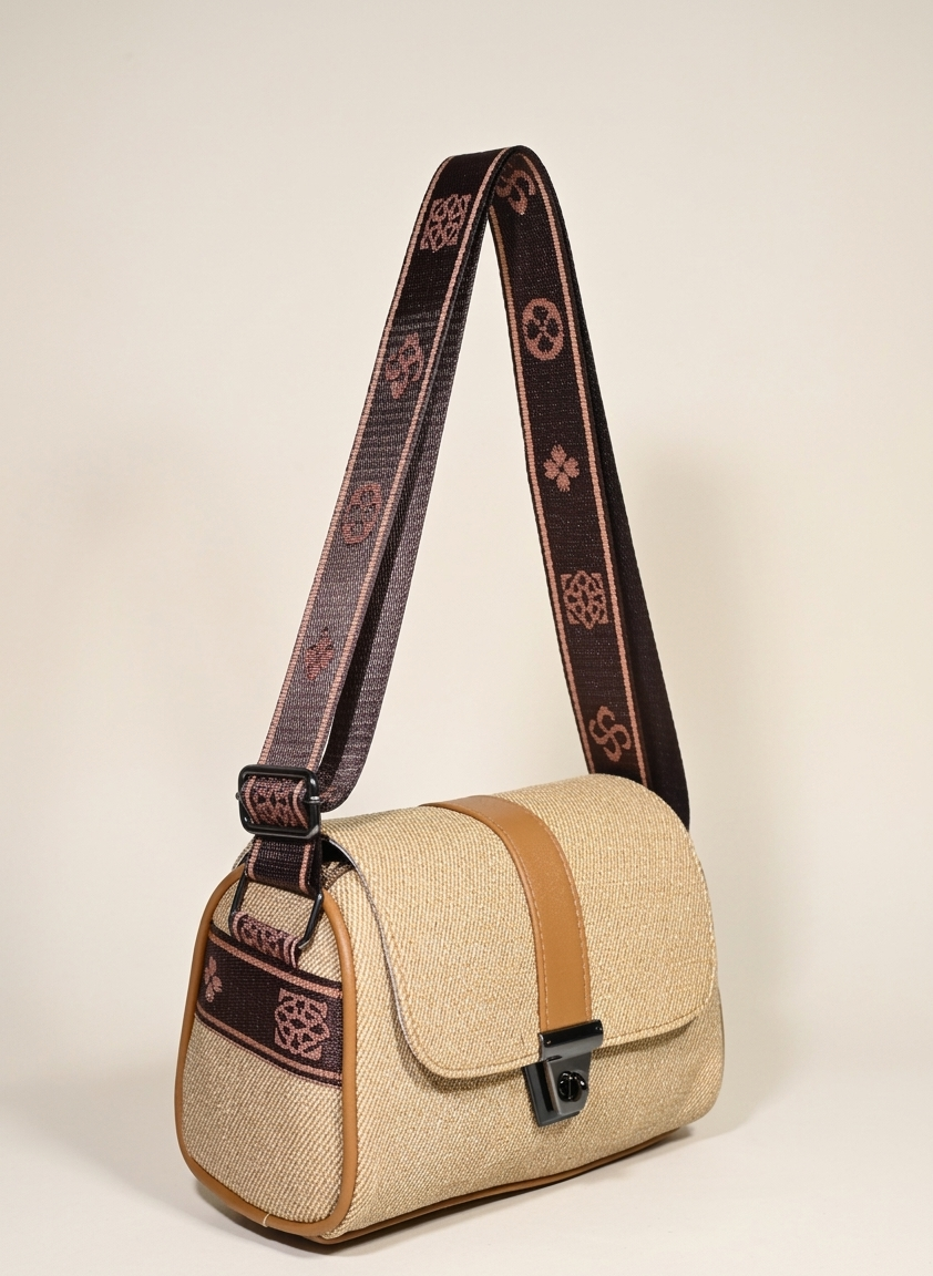 Classy jute women sling bag