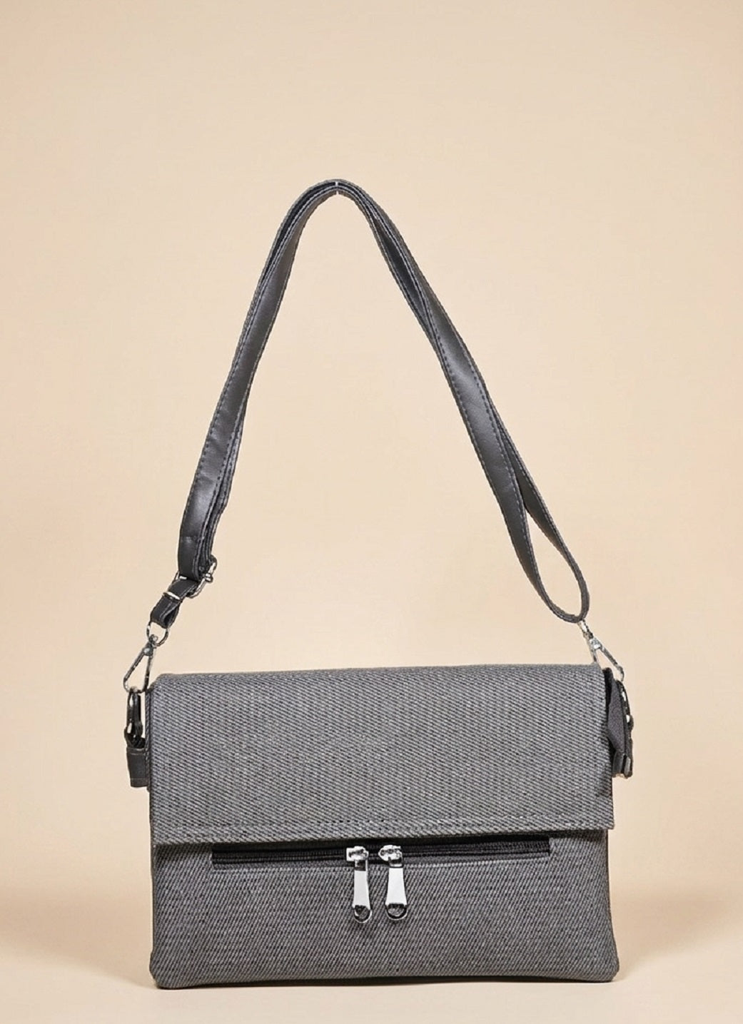 New jute flap crossbody bag