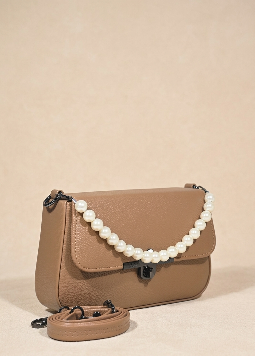 Pearl handy crossbody bag