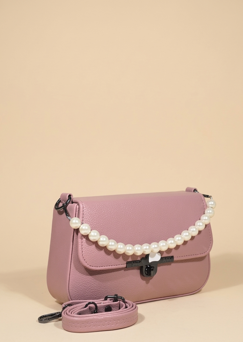Pink sling bag for women