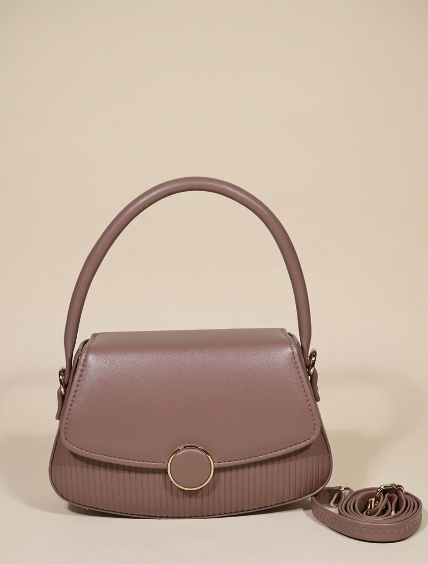 Mauve trendy sling bag
