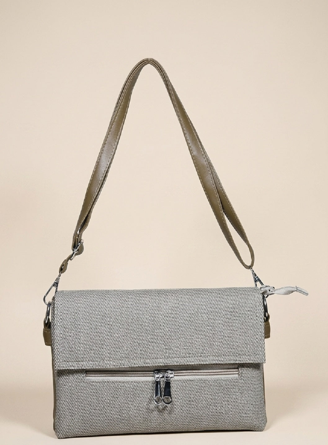 New jute flap crossbody bag