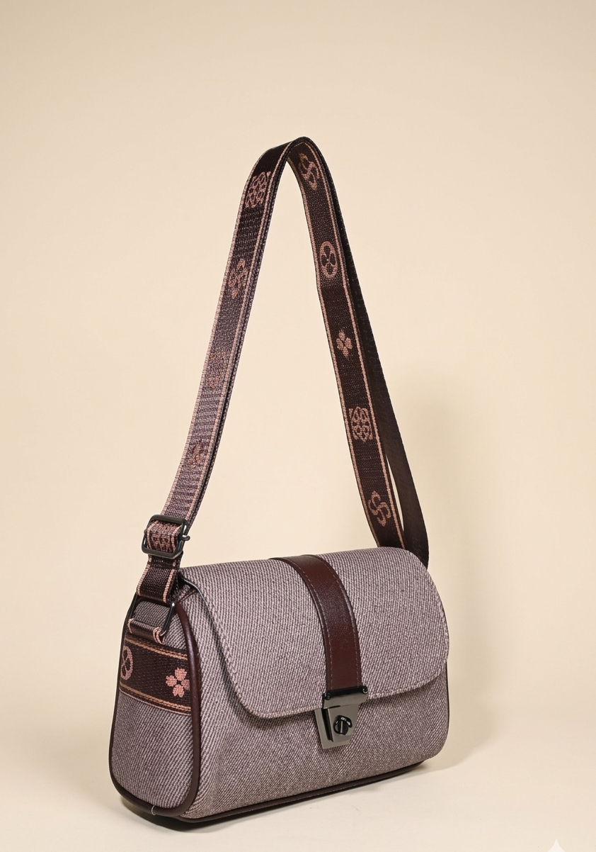 Classy jute women sling bag
