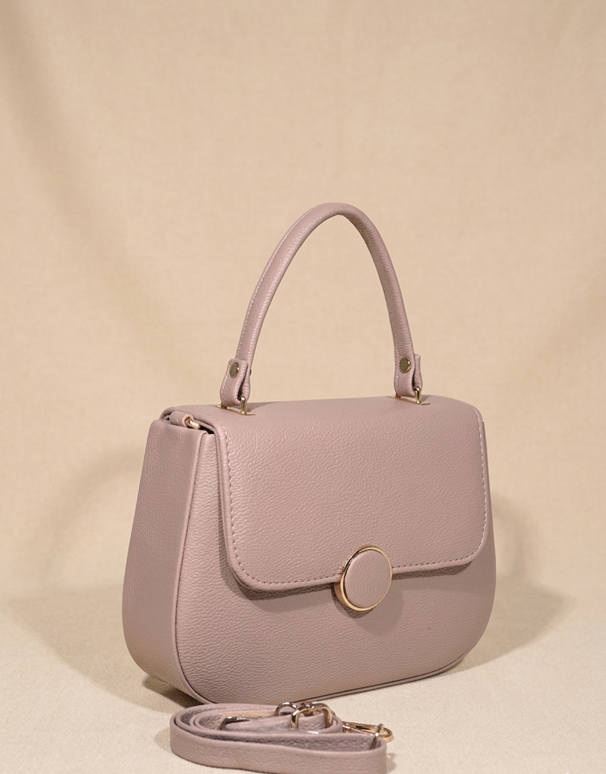 Beige sling bag for women