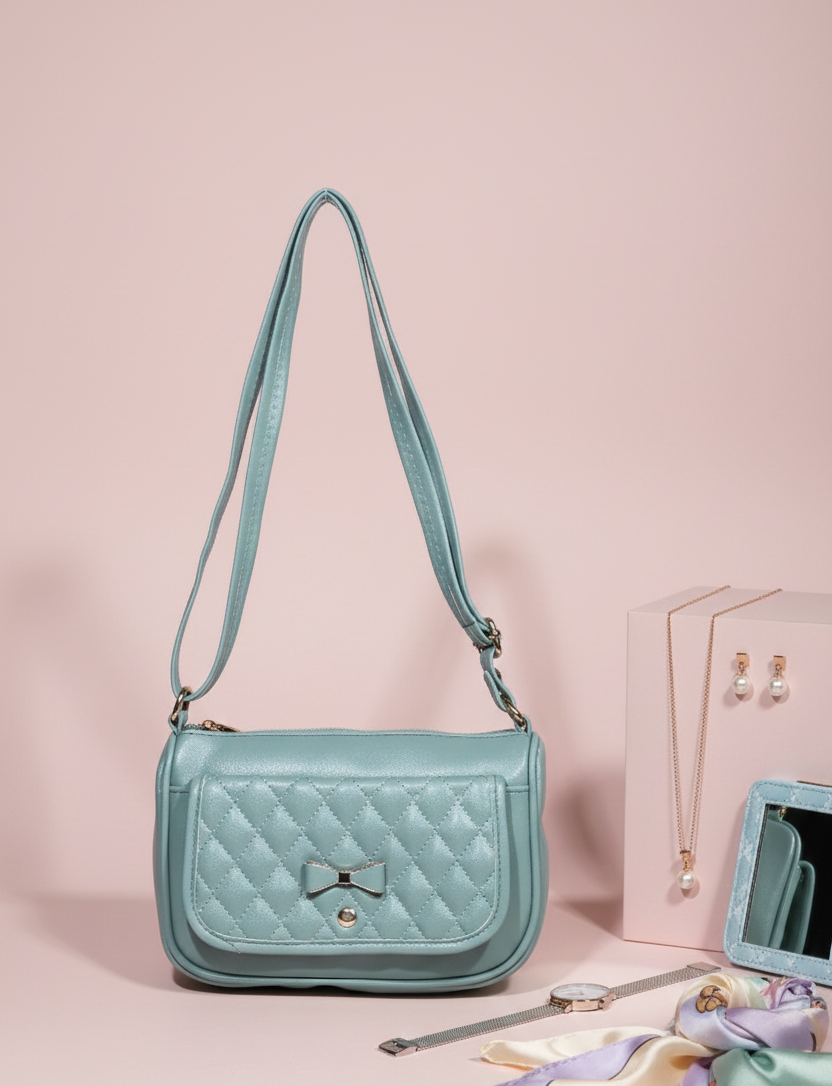 Cute bow sling bag