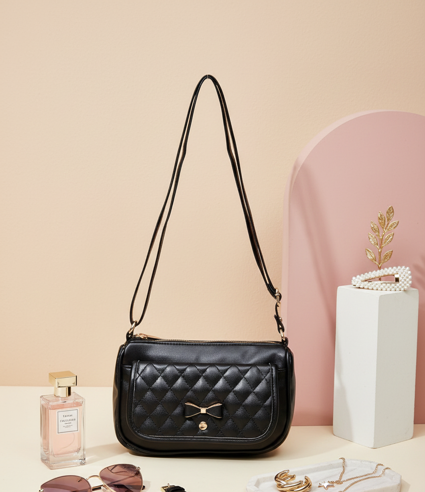 Cute bow sling bag