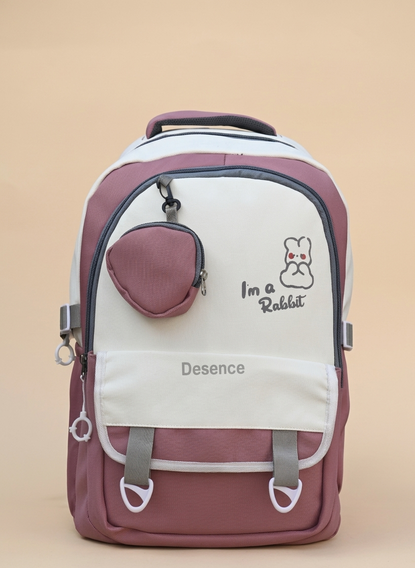 Color block school bag for kids & teenage