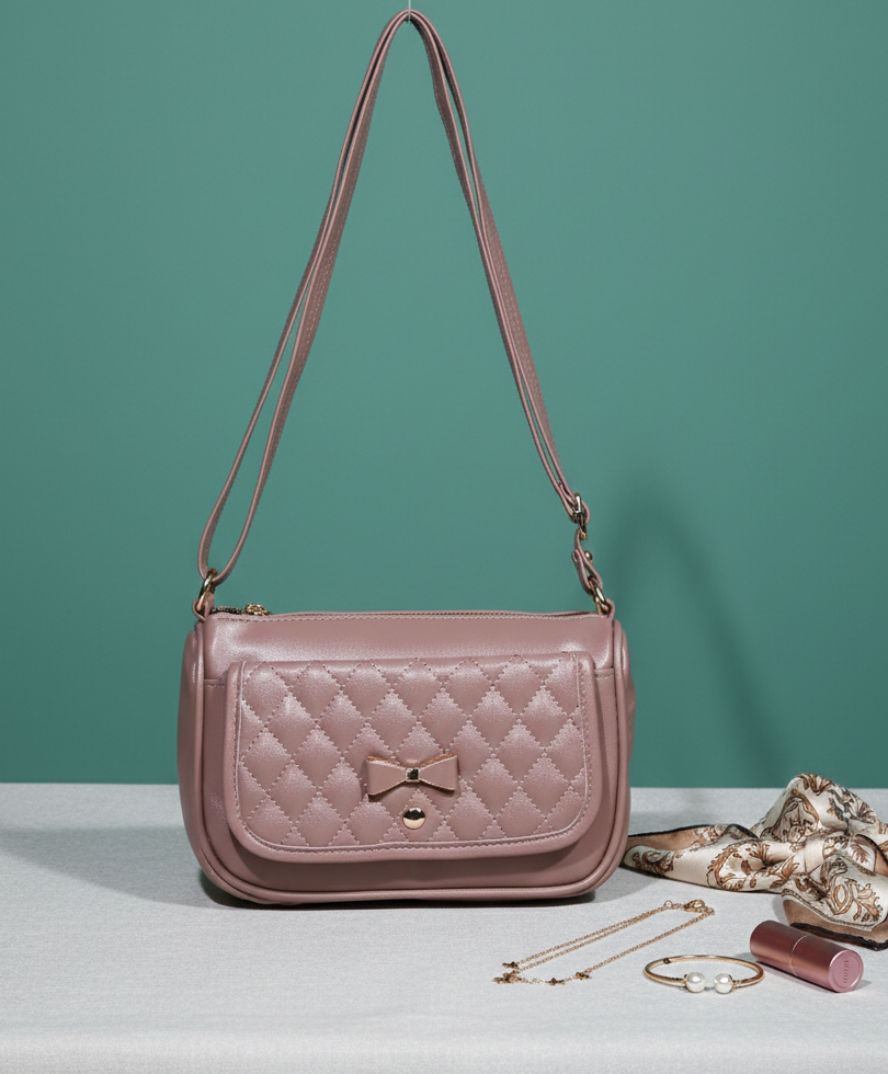 Cute bow sling bag