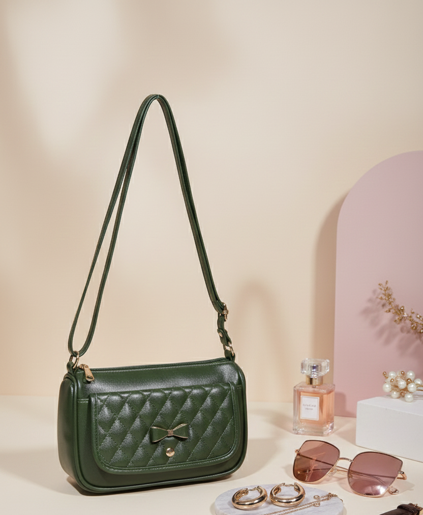 Cute bow sling bag
