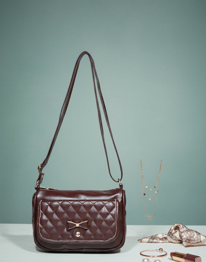 Cute bow sling bag