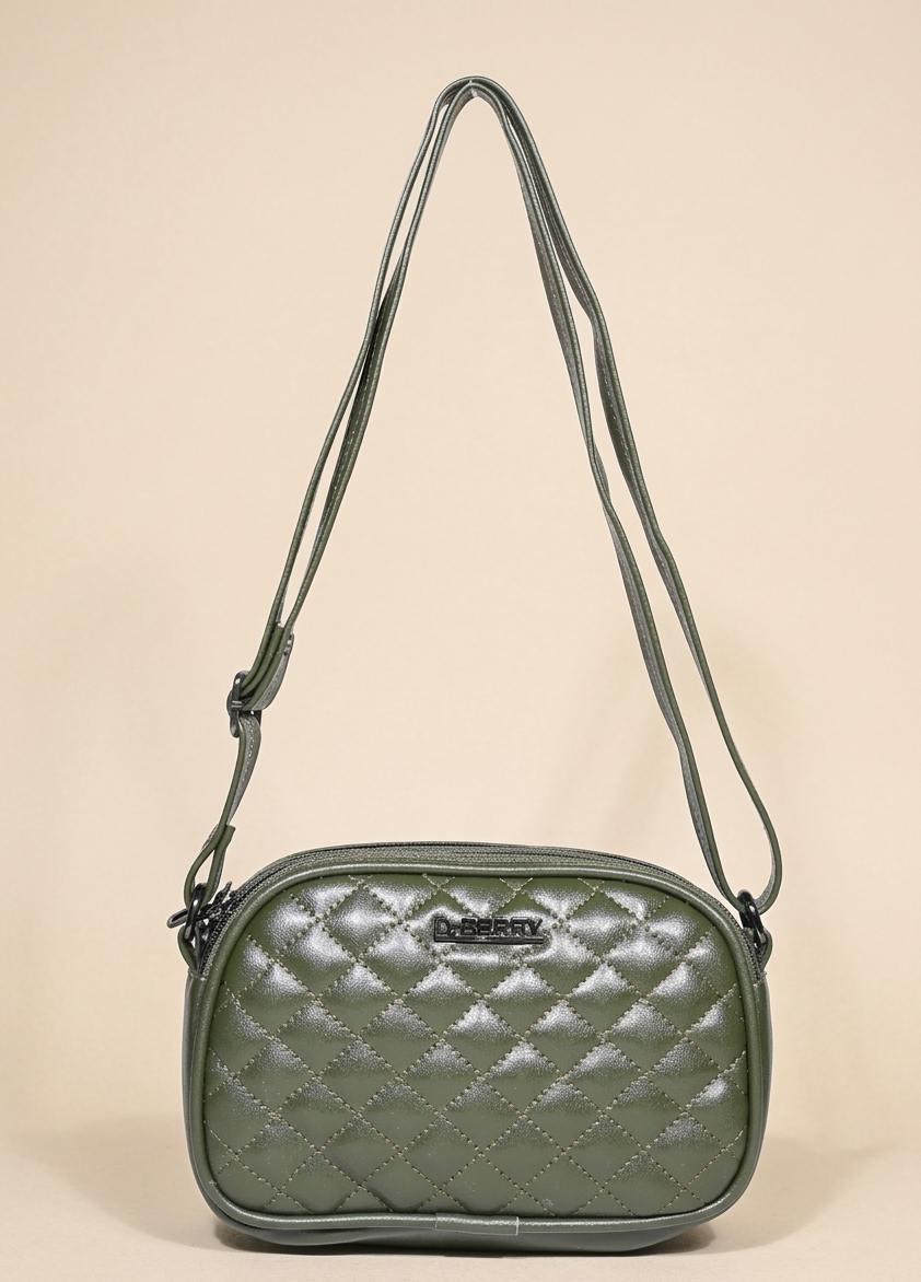 Green crossbody bag